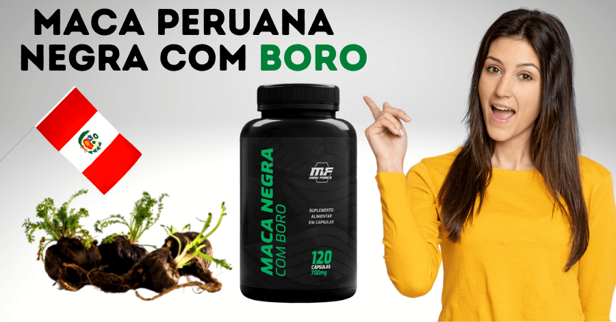 maca peruana negra com boro 1 - Maca peruana negra com boro original. Preço? Onde comprar?